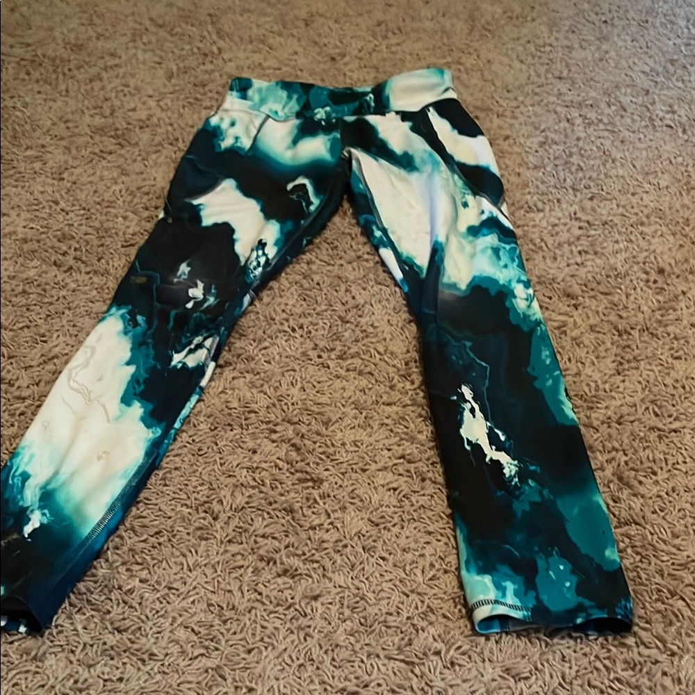 Old Navy Kids' Teal and White Leggings